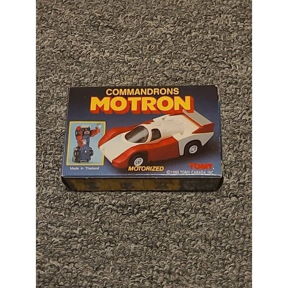VTG Retro 1985 McDonald's Commandrons  Motron Race Car NIB New Canadian Box - Picture 1 of 6